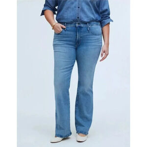 Madewell Kickout Full Length Jeans Womens Size 18W Stretch Denim